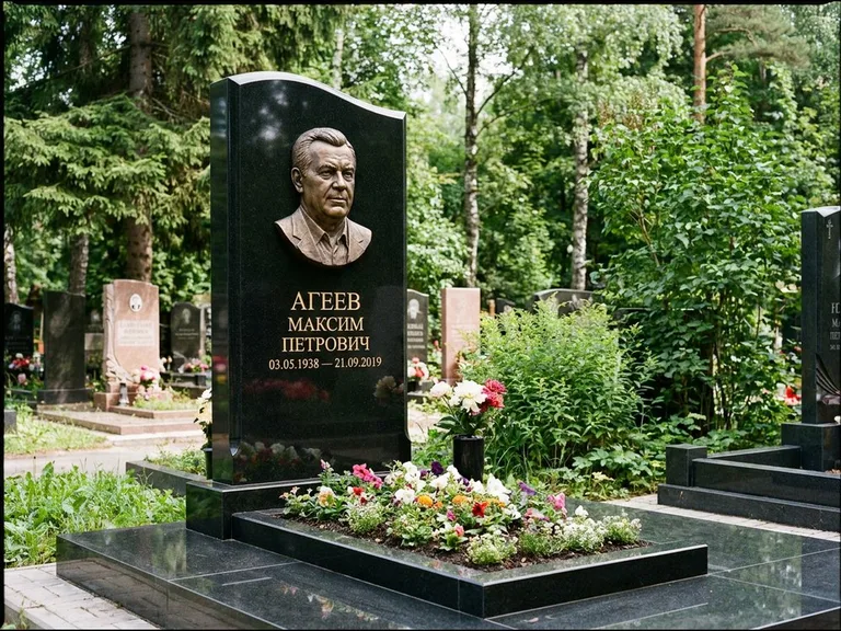 Памятник с барельефом — выполненная работа 13 в Якутске