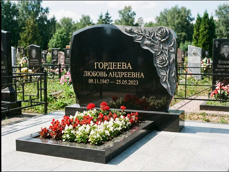Памятник с барельефом — выполненная работа 16 в Якутске