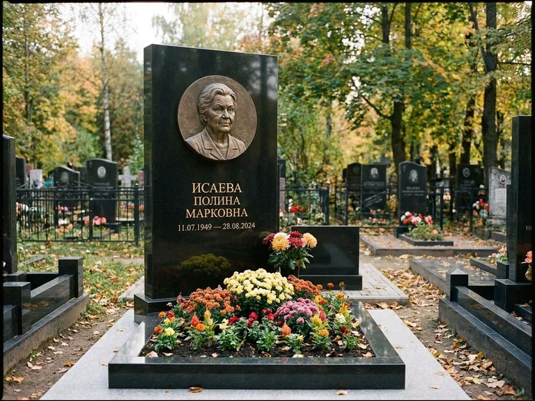Памятник с барельефом — выполненная работа 20 в Якутске