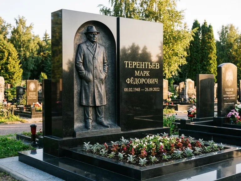 Памятник с барельефом — выполненная работа 29 в Якутске