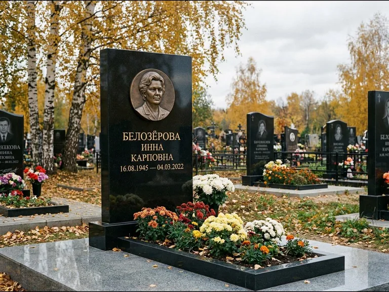 Памятник с барельефом — выполненная работа 2 в Якутске