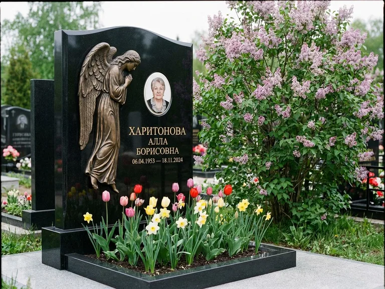 Памятник с барельефом — выполненная работа 32 в Якутске