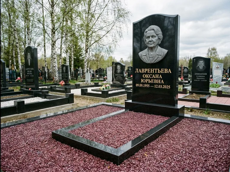 Памятник с барельефом — выполненная работа 47 в Якутске