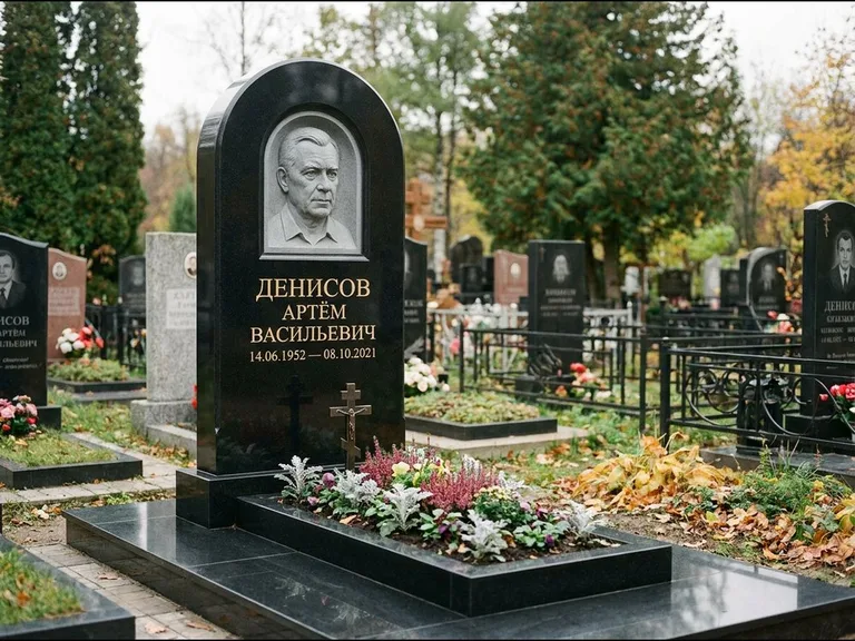 Памятник с барельефом — выполненная работа 5 в Якутске