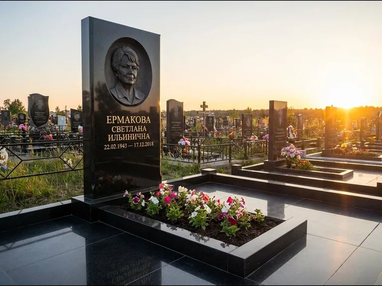 Памятник с барельефом — выполненная работа 6 в Якутске