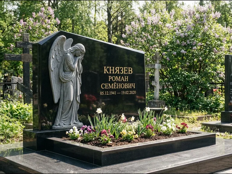 Памятник с барельефом — выполненная работа 9 в Якутске