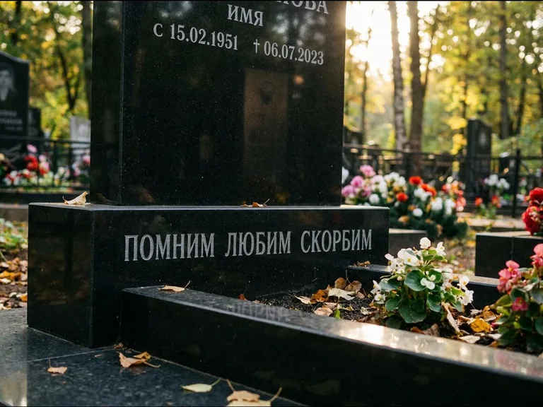Эпитафия — гравировка с выездом на кладбище в Якутске