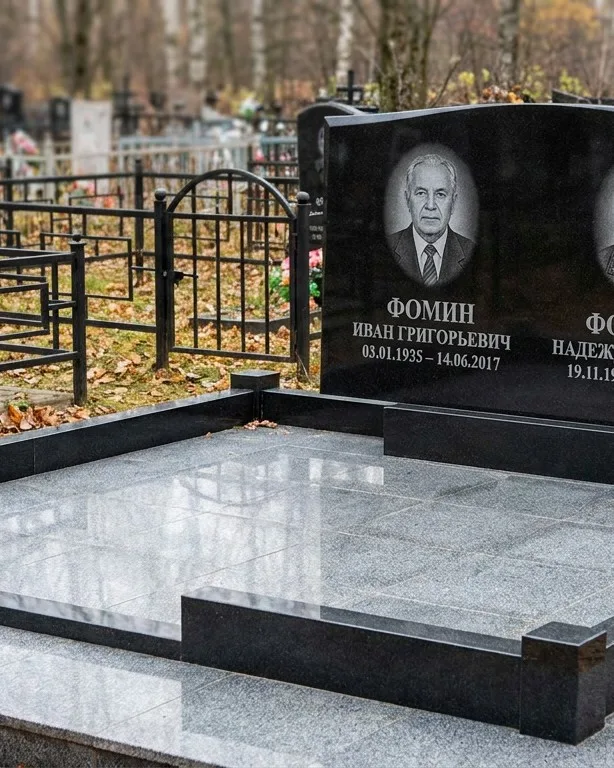 Премиум-комплекс под ключ с вазами и скамьёй в Якутске