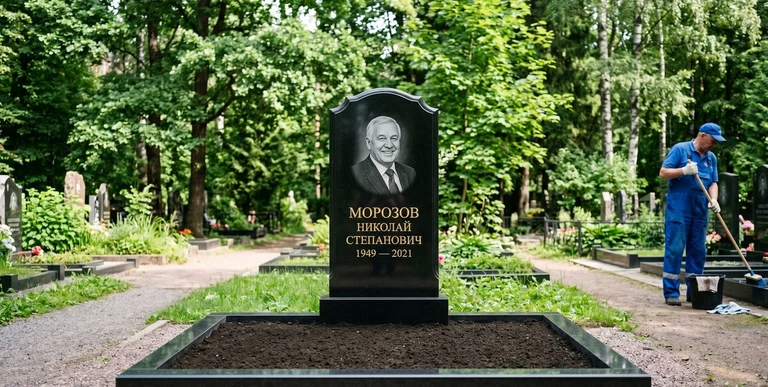 Уборка могил на кладбище в Якутске — наведение порядка, мойка памятника, благоустройство участка