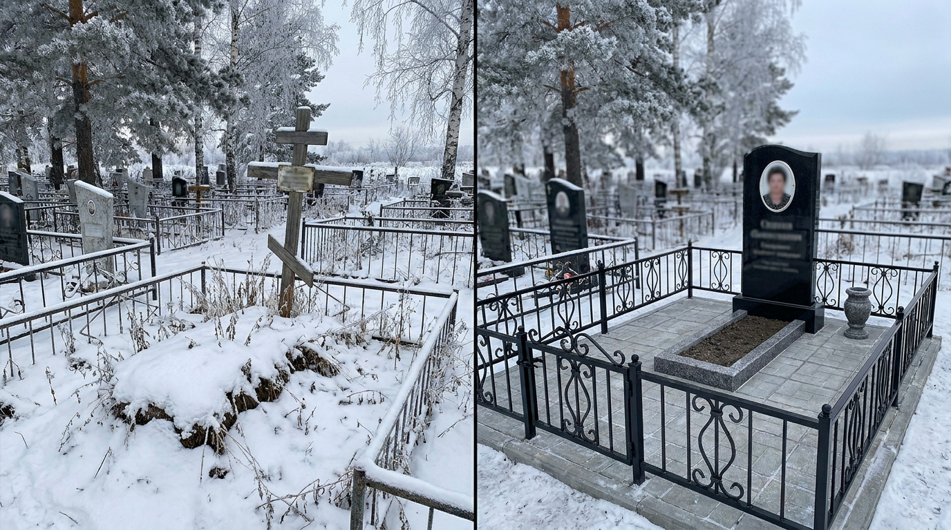 Памятник под ключ в Якутске — пример 1