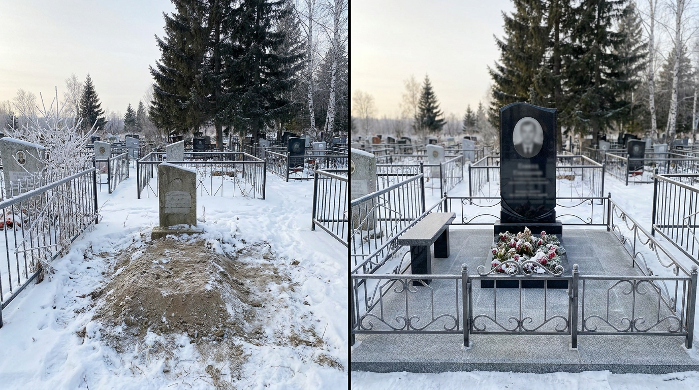 Памятник под ключ в Якутске — пример 2