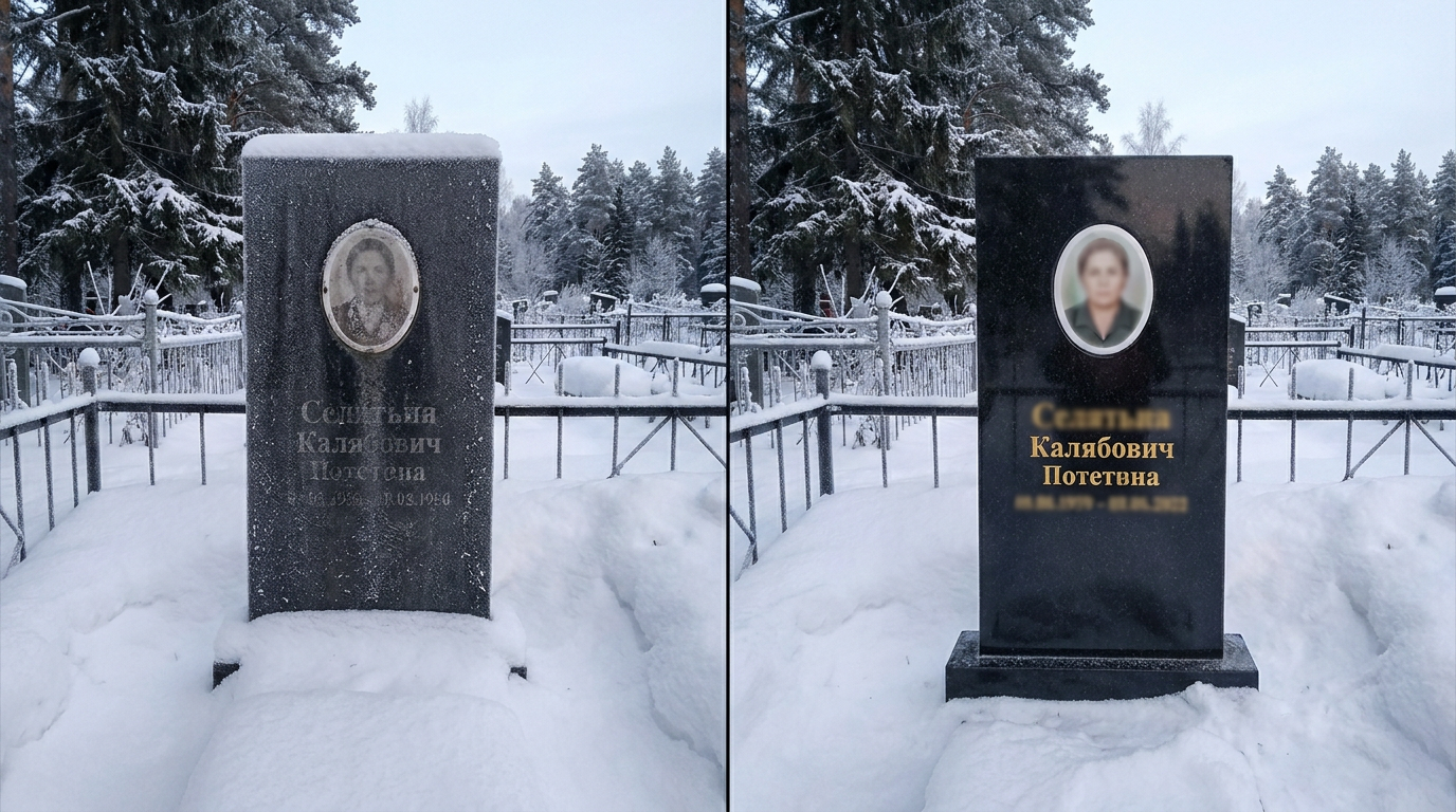 Реставрация памятника в Якутске — пример 2