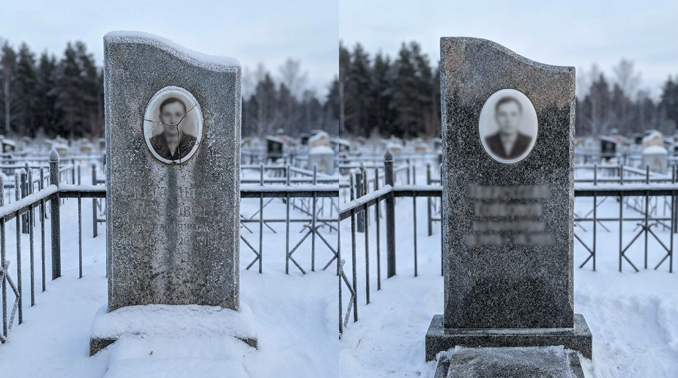 Реставрация памятника в Якутске — пример 4