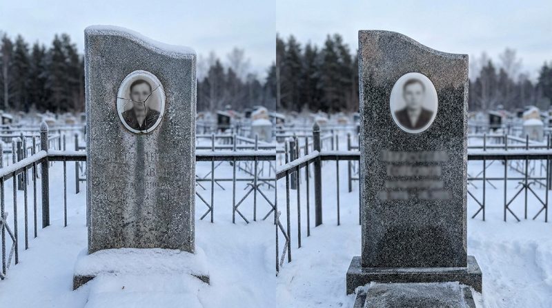 Реставрация памятника в Якутске — пример 4