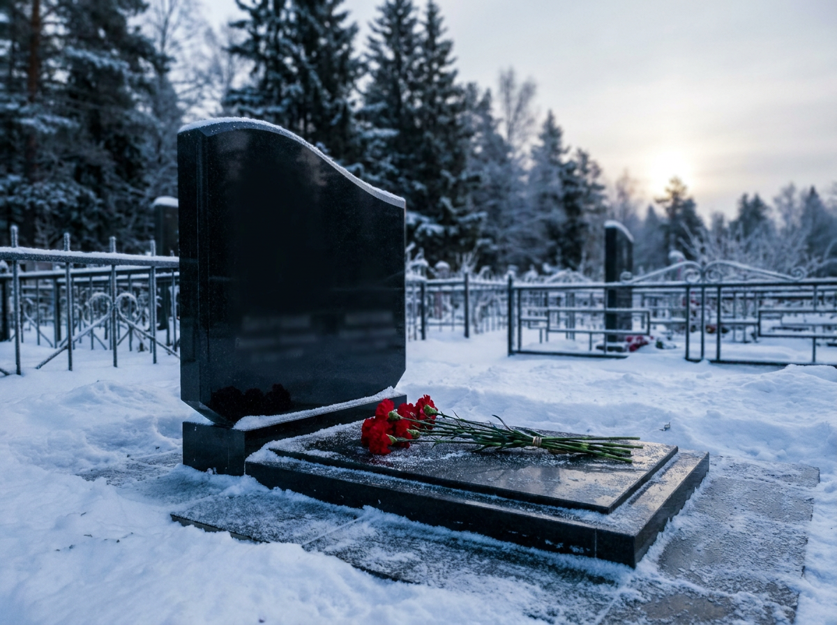 Уборка могилы в Якутске — пример 6